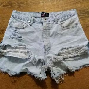 Jeep The Outdoor Clothing Jean Shorts ripped distressed sexy No Size (maybe M/L)